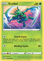 Scyther Rebel Clash Card List