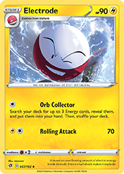 Electrode Rebel Clash Pokemon Card