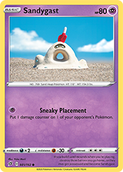 Sandygast Rebel Clash Pokemon Card