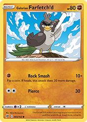 Galarian Farfetch'd Rebel Clash Pokemon Card