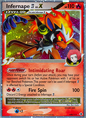 Infernape 4 Rising Rivals Pokemon Card