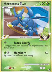 Heracross 4 Rising Rivals Pokemon Card