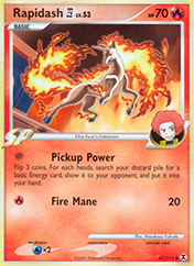 Rapidash 4 Rising Rivals Pokemon Card
