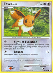 Eevee Rising Rivals Pokemon Card