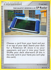 Team Galactic's Invention G-109 SP Radar Rising Rivals Pokemon Card