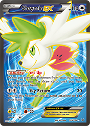 Shaymin-EX Roaring Skies Pokemon Card