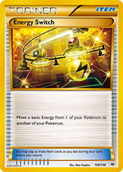 Energy Switch Roaring Skies Pokemon Card