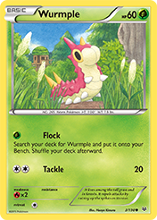Wurmple Roaring Skies Pokemon Card