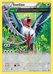 Swellow Roaring Skies Pokemon Card