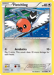Fletchling Roaring Skies Pokemon Card