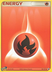 Fire Energy EX Ruby & Sapphire Pokemon Card
