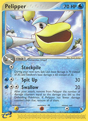 Pelipper EX Ruby & Sapphire Pokemon Card