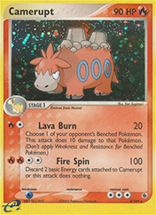 Camerupt EX Ruby & Sapphire Card List