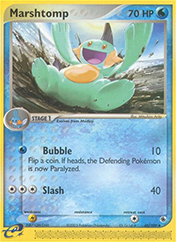 Marshtomp EX Ruby & Sapphire Pokemon Card