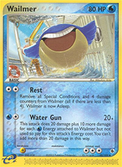 Wailmer EX Ruby & Sapphire Pokemon Card