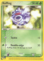 Koffing EX Ruby & Sapphire Pokemon Card