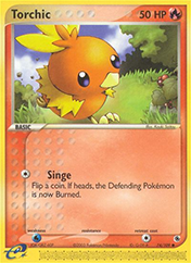 Torchic EX Ruby & Sapphire Pokemon Card