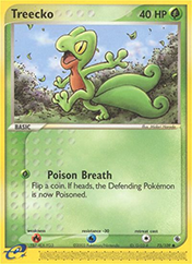 Treecko EX Ruby & Sapphire Pokemon Card
