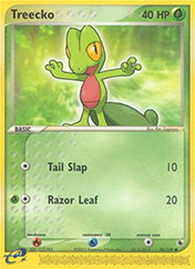 Treecko EX Ruby & Sapphire Pokemon Card