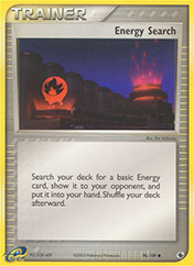 Energy Search EX Ruby & Sapphire Pokemon Card