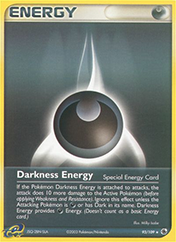 Darkness Energy EX Ruby & Sapphire Pokemon Card