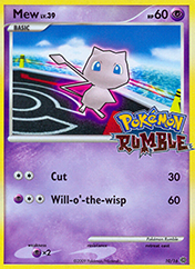 Mew Pokémon Rumble Pokemon Card
