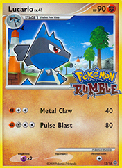 Lucario Pokémon Rumble Pokemon Card