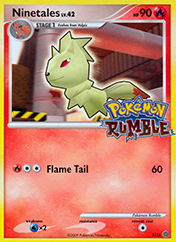 Ninetales Pokémon Rumble Pokemon Card