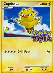Zapdos Pokémon Rumble Pokemon Card