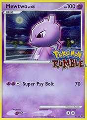Mewtwo Pokémon Rumble Pokemon Card