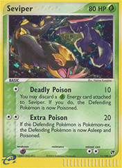 Seviper EX Sandstorm Card List