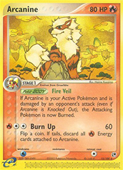 Arcanine EX Sandstorm Pokemon Card