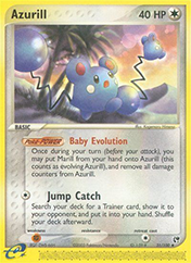 Azurill EX Sandstorm Pokemon Card