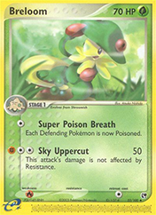 Breloom EX Sandstorm Pokemon Card