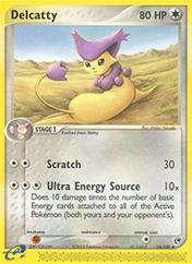Delcatty EX Sandstorm Pokemon Card
