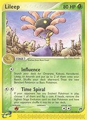 Lileep EX Sandstorm Pokemon Card