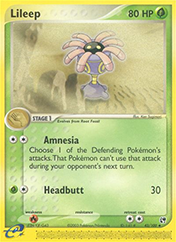 Lileep EX Sandstorm Pokemon Card