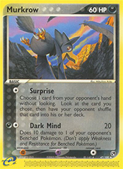 Murkrow EX Sandstorm Pokemon Card
