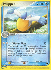 Pelipper EX Sandstorm Pokemon Card