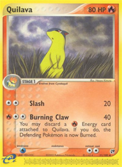 Quilava EX Sandstorm Pokemon Card
