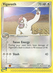 Vigoroth EX Sandstorm Pokemon Card