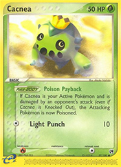 Cacnea EX Sandstorm Pokemon Card