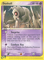 Duskull EX Sandstorm Pokemon Card