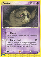 Duskull EX Sandstorm Pokemon Card