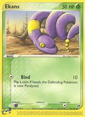 Ekans EX Sandstorm Pokemon Card