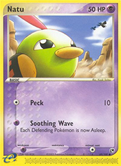 Natu EX Sandstorm Pokemon Card
