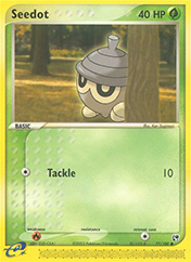 Seedot EX Sandstorm Pokemon Card