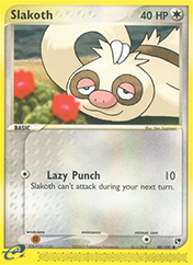 Slakoth EX Sandstorm Pokemon Card