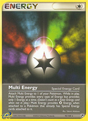 Multi Energy EX Sandstorm Pokemon Card