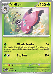 Vivillon Scarlet & Violet Card List